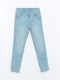 Boy's Jean Trousers with Adjustable Elastic Waist
